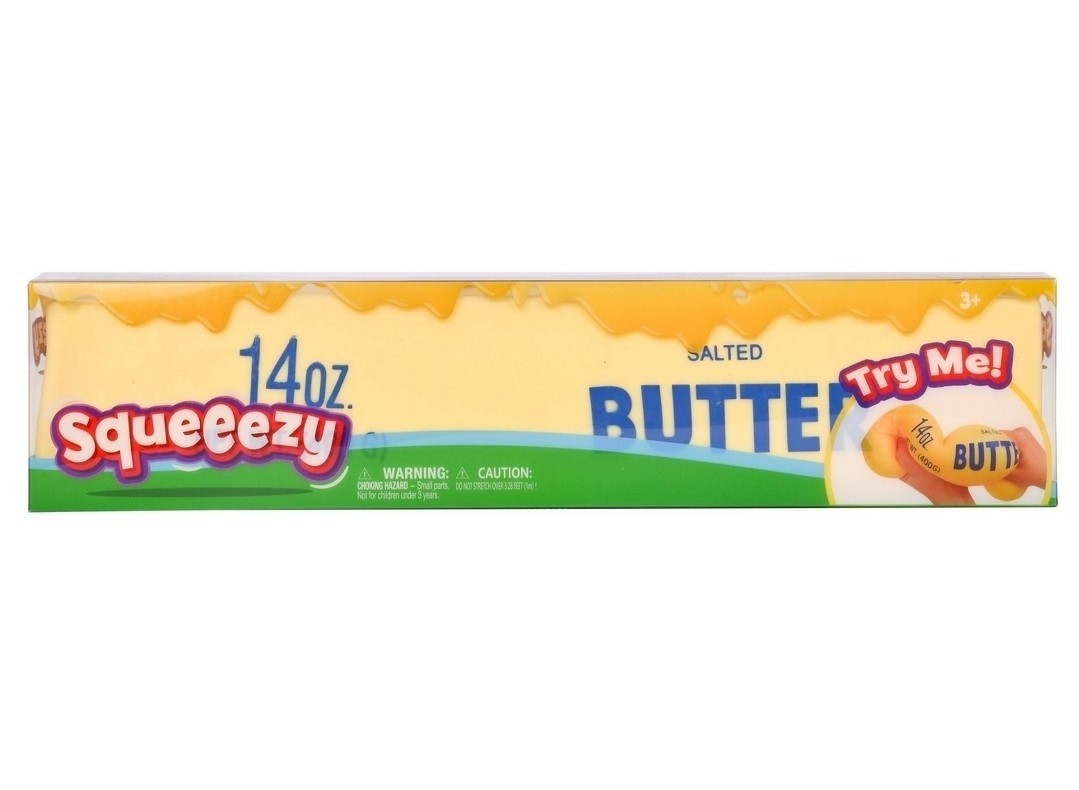Sunny Days SQUEEEZY 14oz Salted Butter Squishy Toy