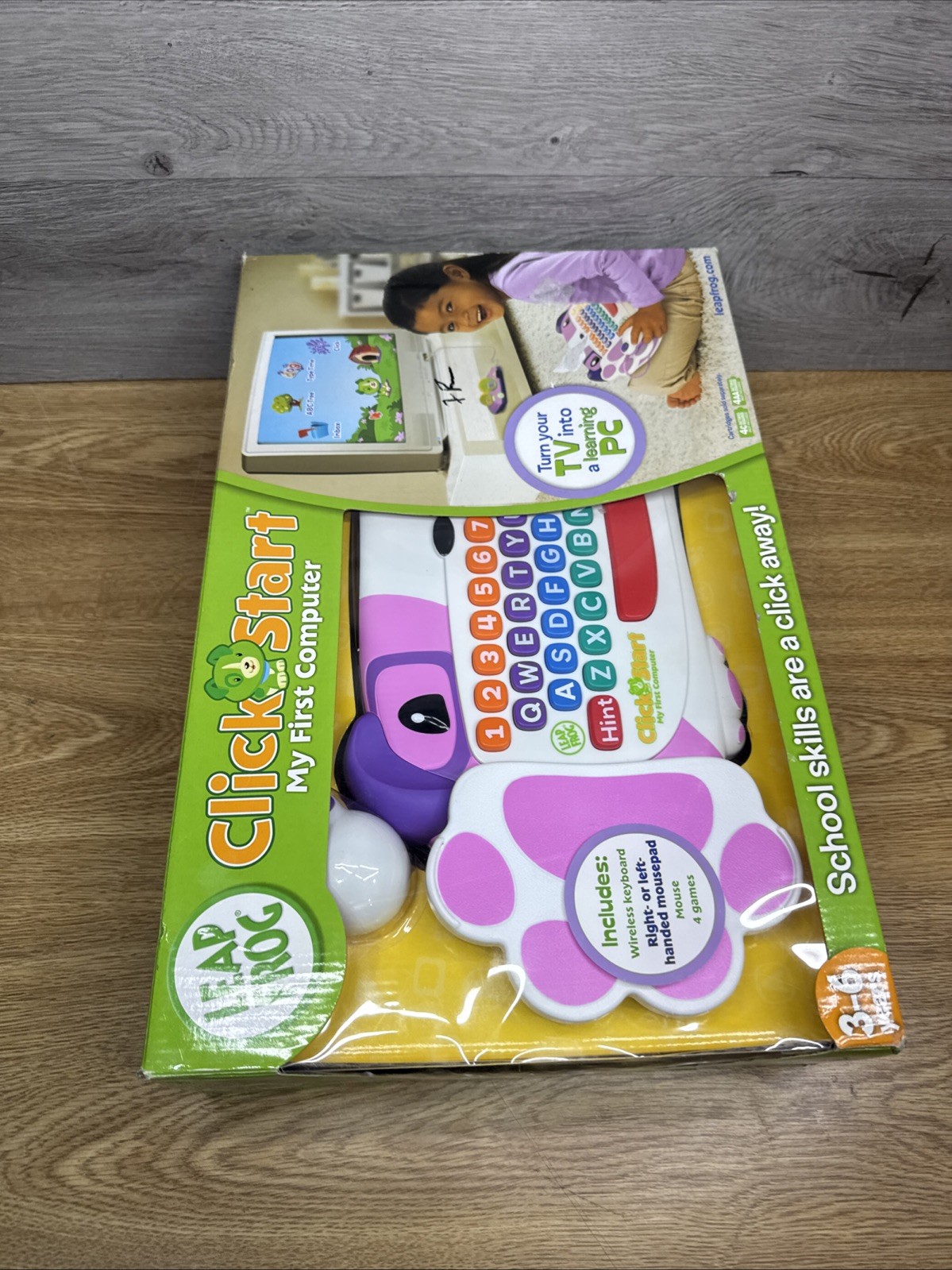LeapFrog Clickstart My First Computer Wireless Keyboard New Sealed