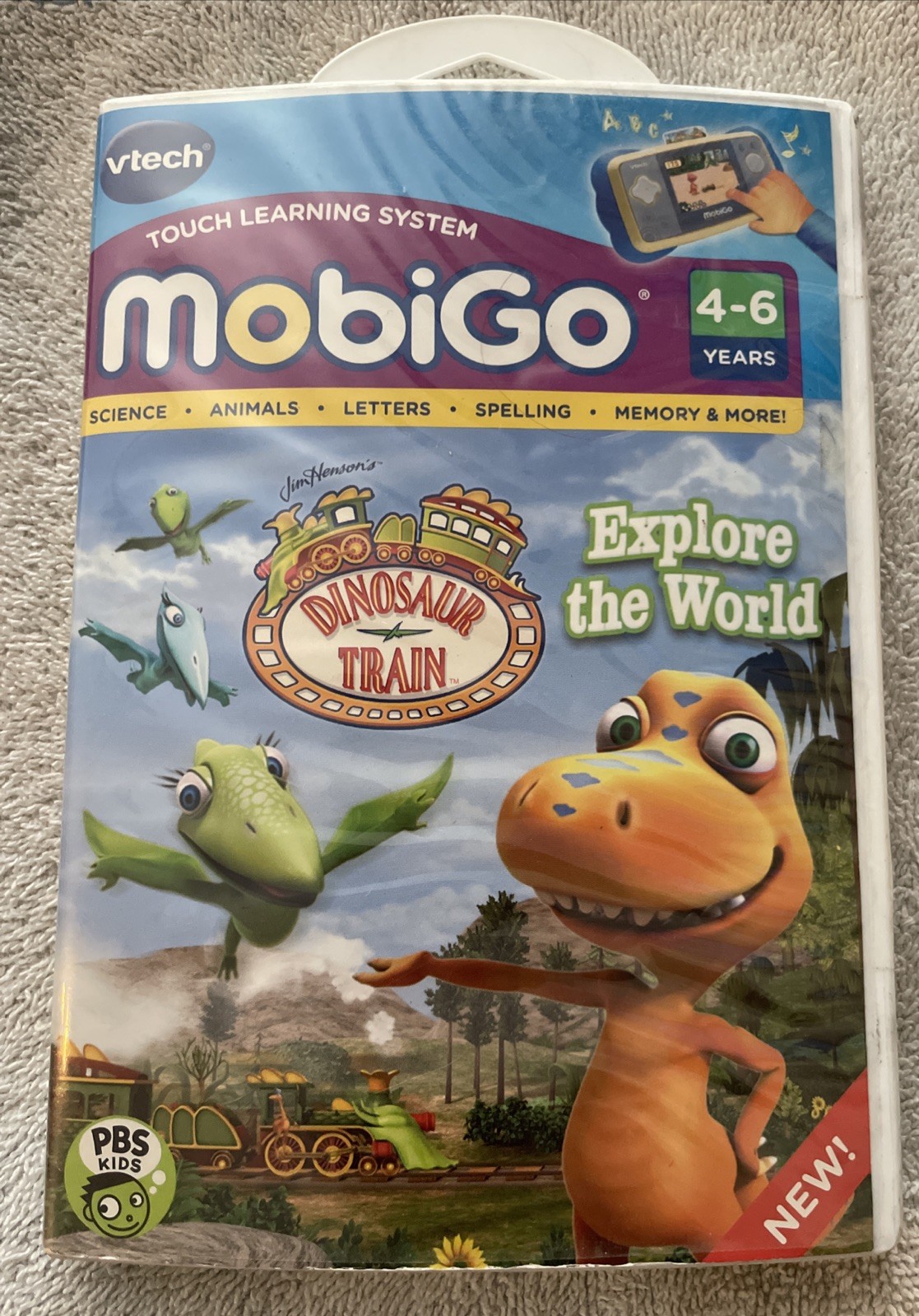 vtech Mobigo Touch Learning Dinosaur Train Explore World 4-6 Years