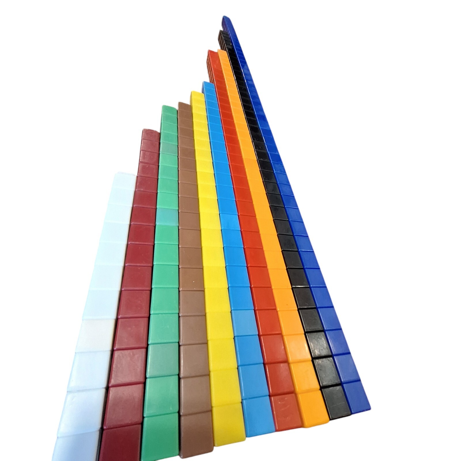 Unifix Counting Cubes 248 Assorted Colors Snap Blocks Teaching Math Homeschool