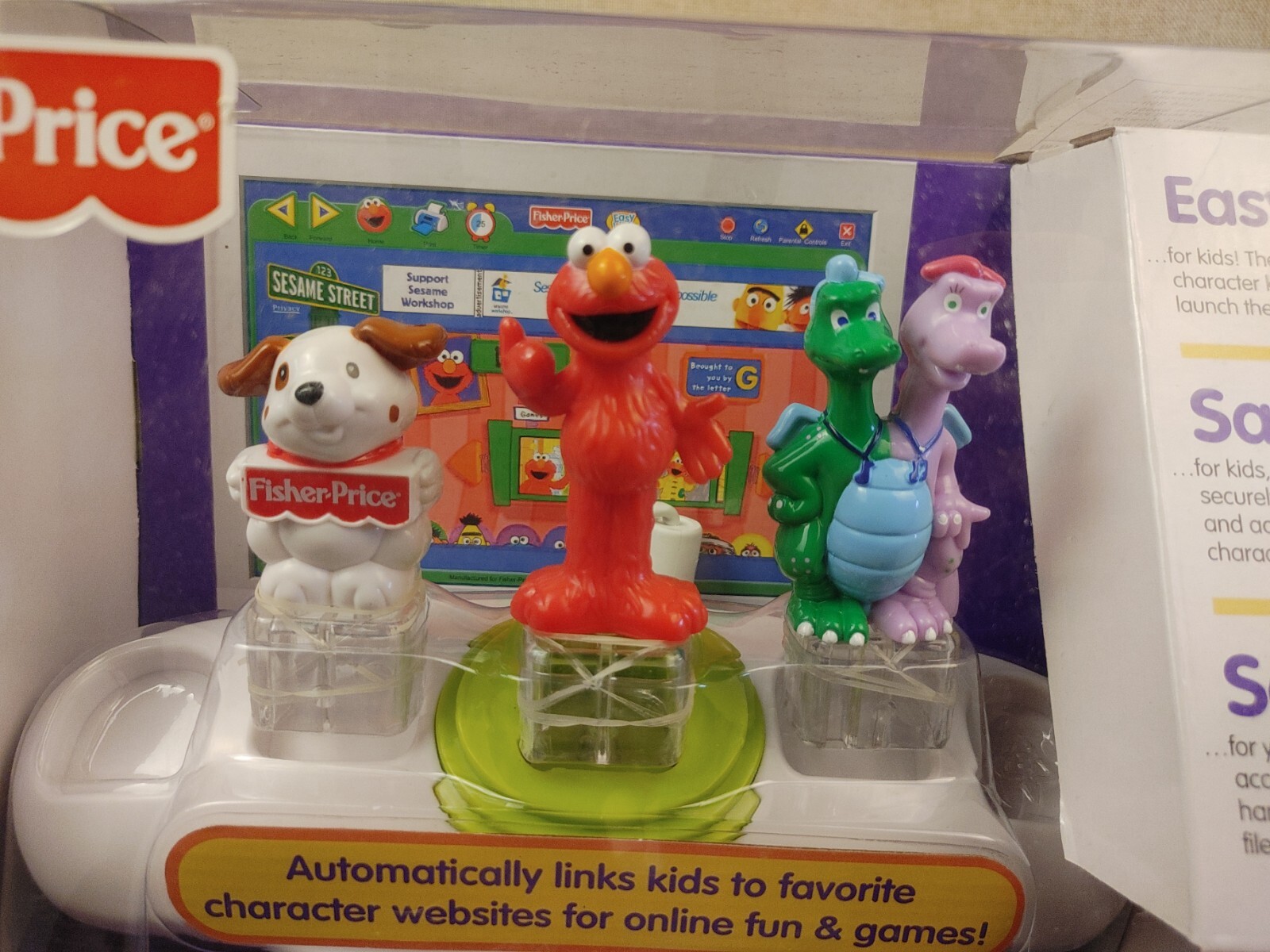 NEW Fisher-Price EASY LINK INTERNET LAUNCH PAD 5 Smart Keys Elmo Arthur Clifford