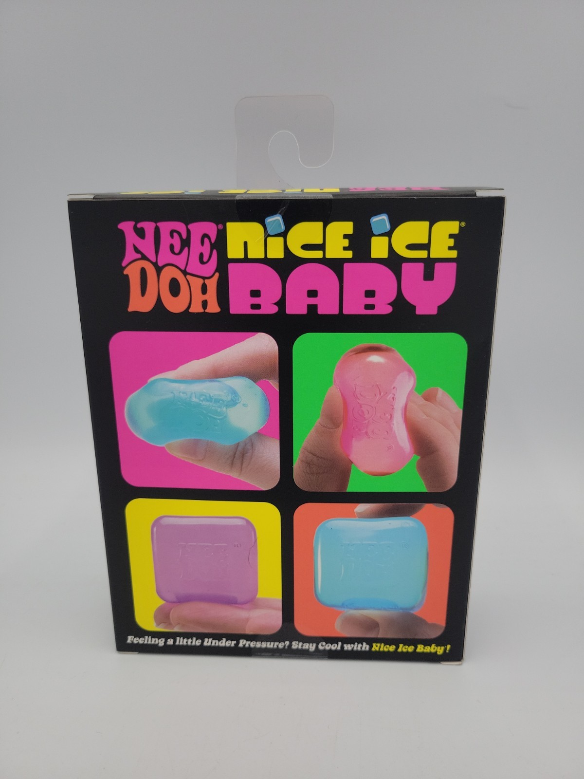 NeeDoh Nice Ice Baby 4 pack Mini Nice Cube Pink+Blue+Purple Factory Sealed!