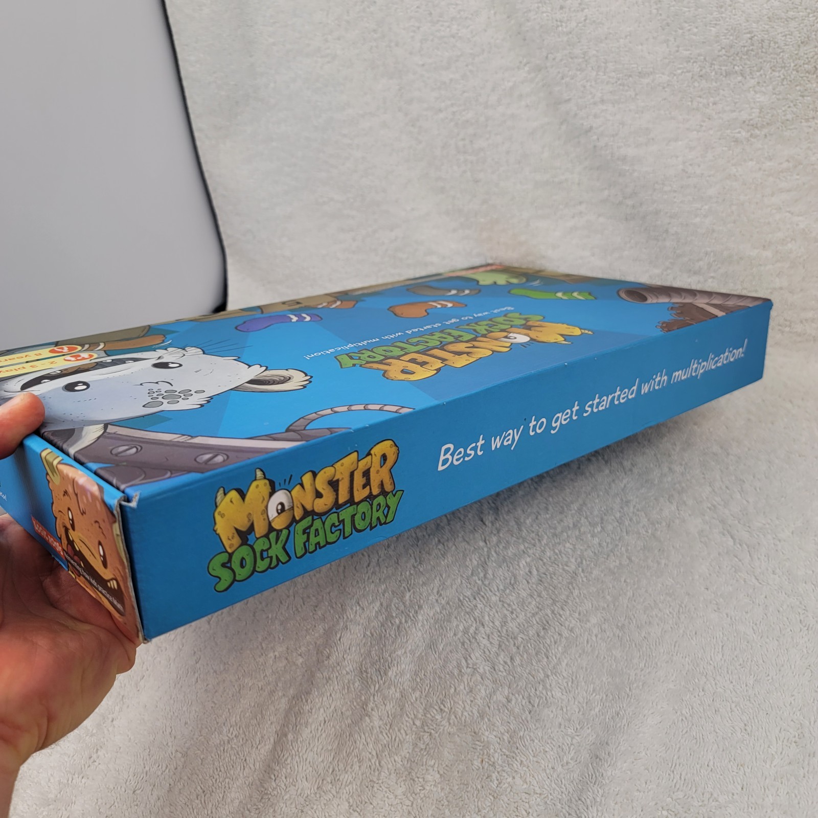 Monster Sock Factory Logic Roots Multiplication Learning Math Game Used Complete