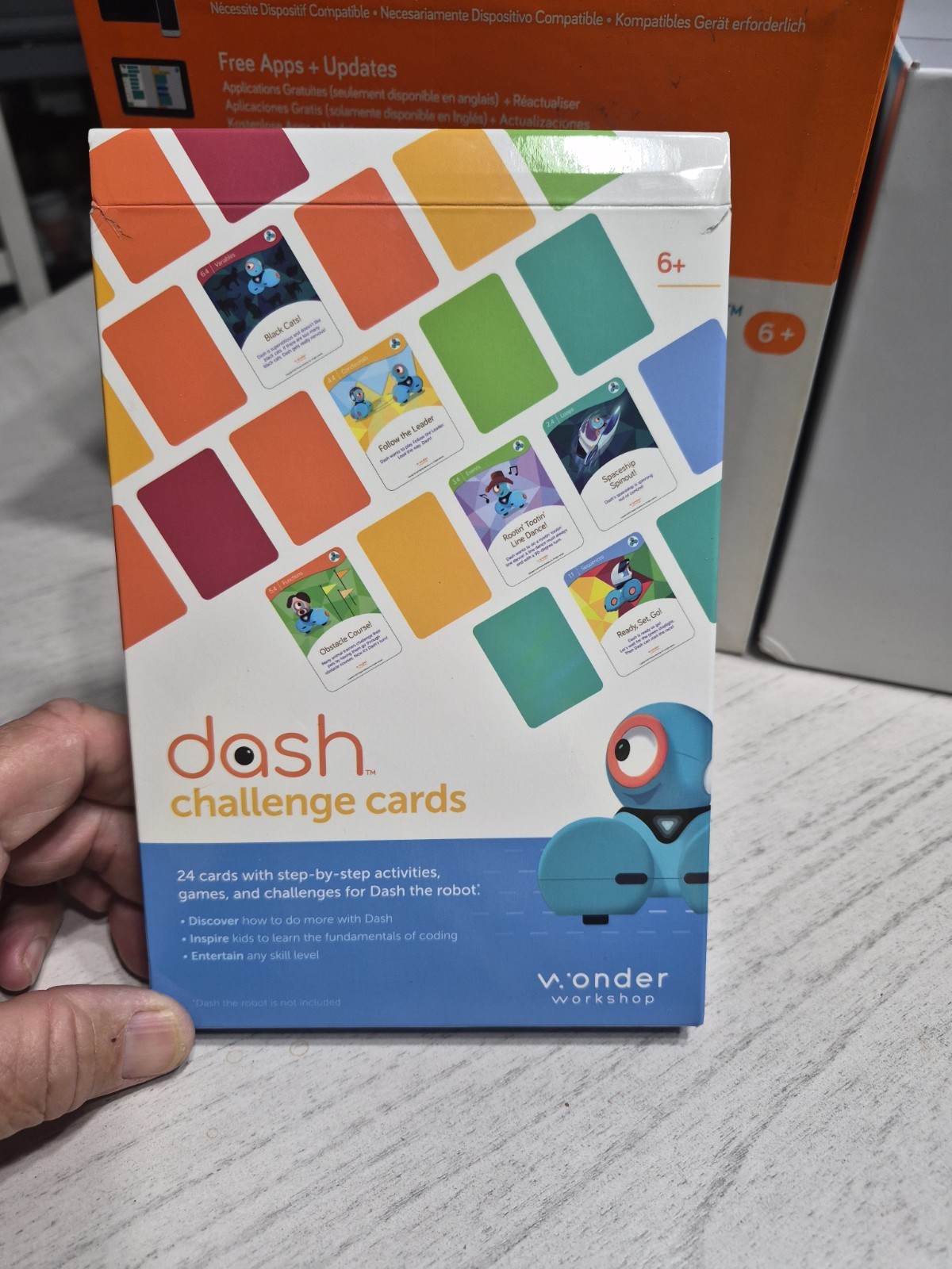 Wonder Workshop Dash Smart Robot For Curious Minds Model Coding Toy With Cards