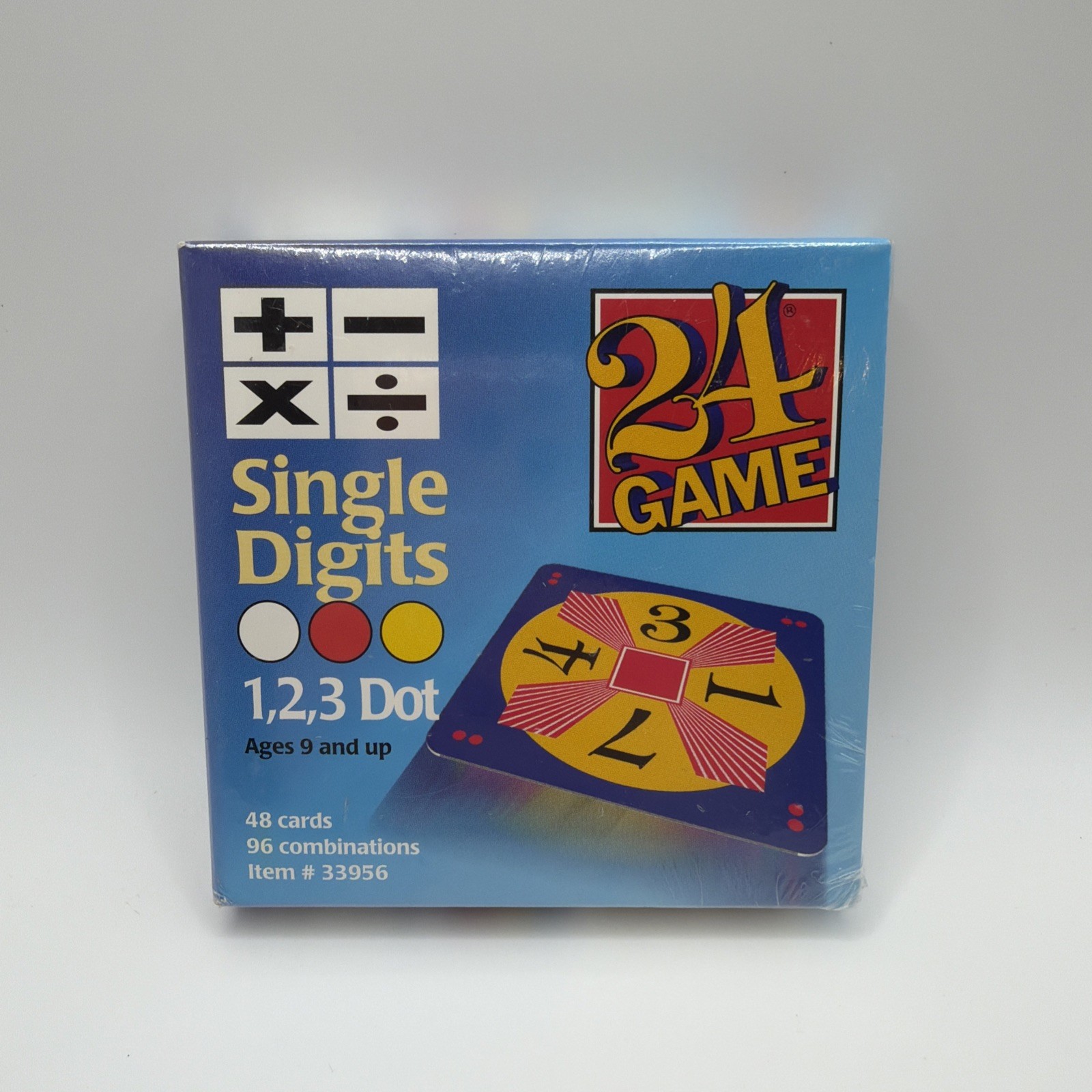 24 Game Double Digits 1 2 3 Dot Math Game Complete Math Learning Family Fun