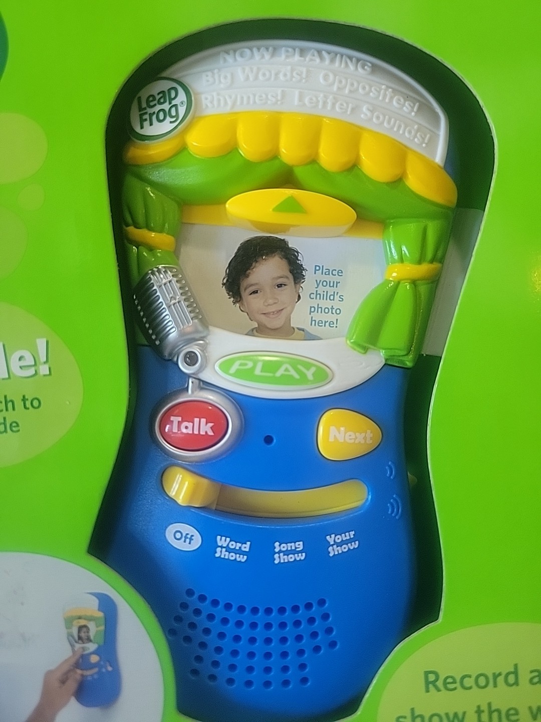 Rare 2007 LeapFrog Fridge Talk Magnetic Wordplay Recorder NEW Educational Toy