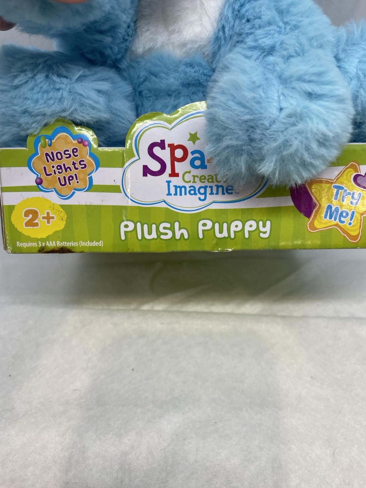 Spark Create Imagine Interactive Plush Blue Puppy Rolo Sings & Talks Video Works
