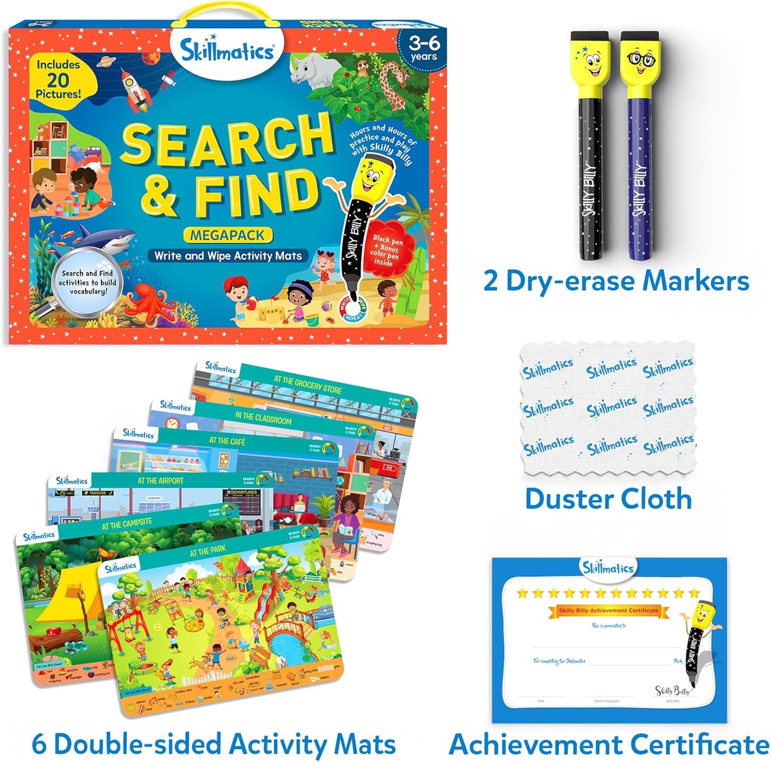 Search and Find Megapack Educational Game – Reusable Preschool Learning Activ…