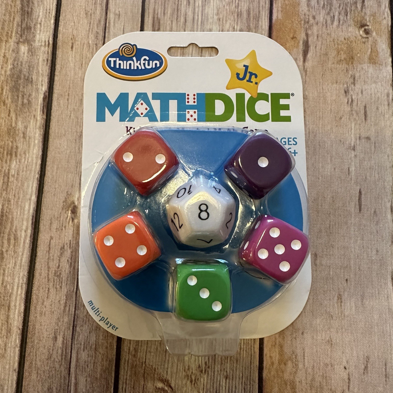 Thinkfun Jr. Math Dice Game Kids First Mental Math Game Ages 6+ Educational Game