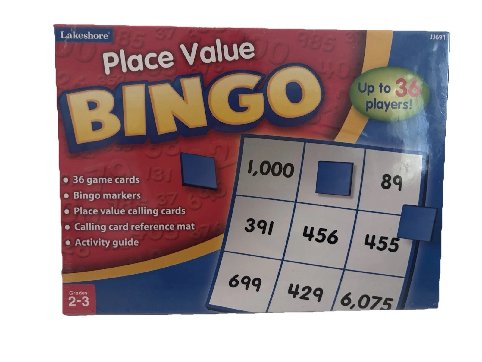LAKESHORE Learning Math GAMES Lot Place Value TELL TIME Weather Seasons Ages 4-7