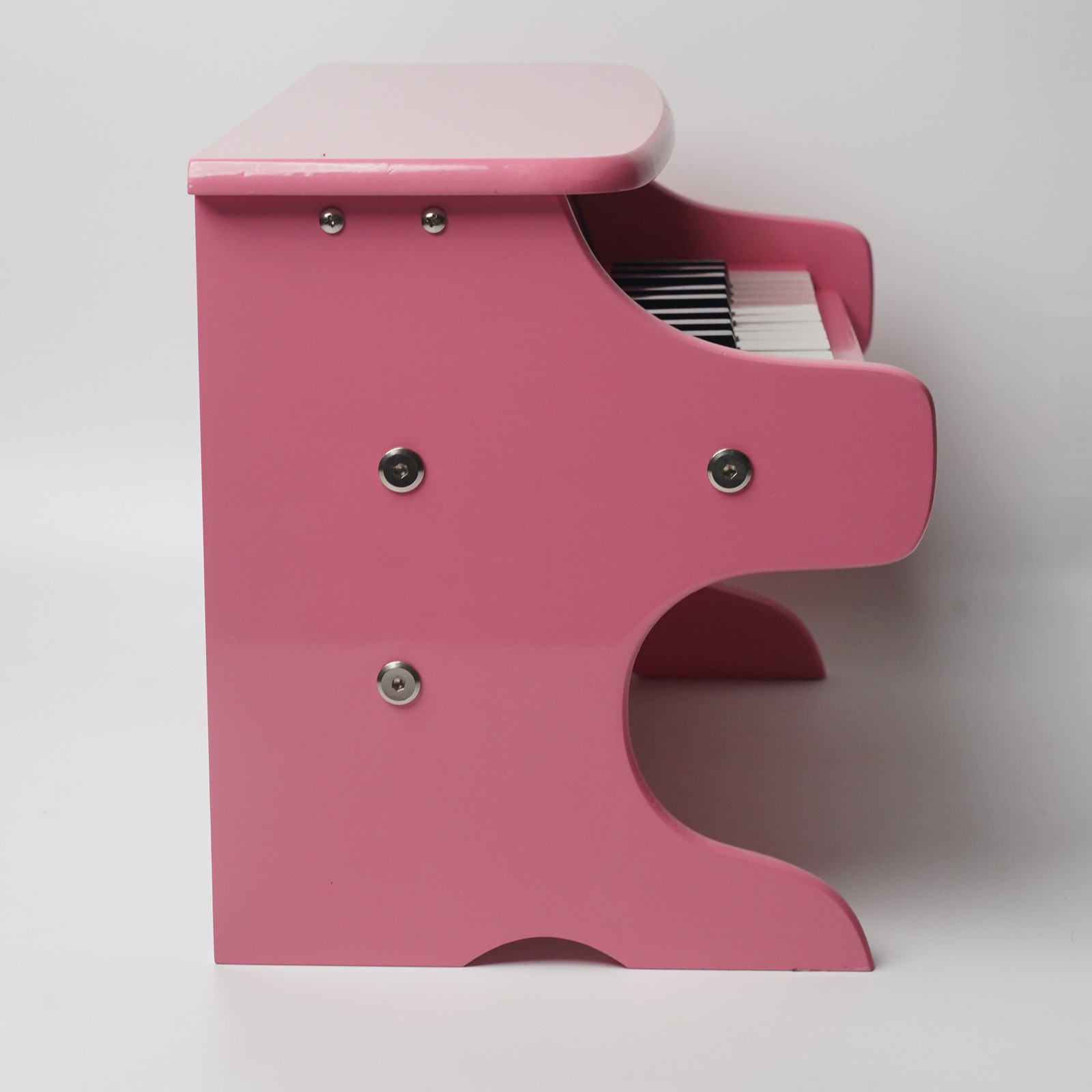 Schoenhut 25-Key My First Piano II Pink Wood Mini Toy Piano for Kids