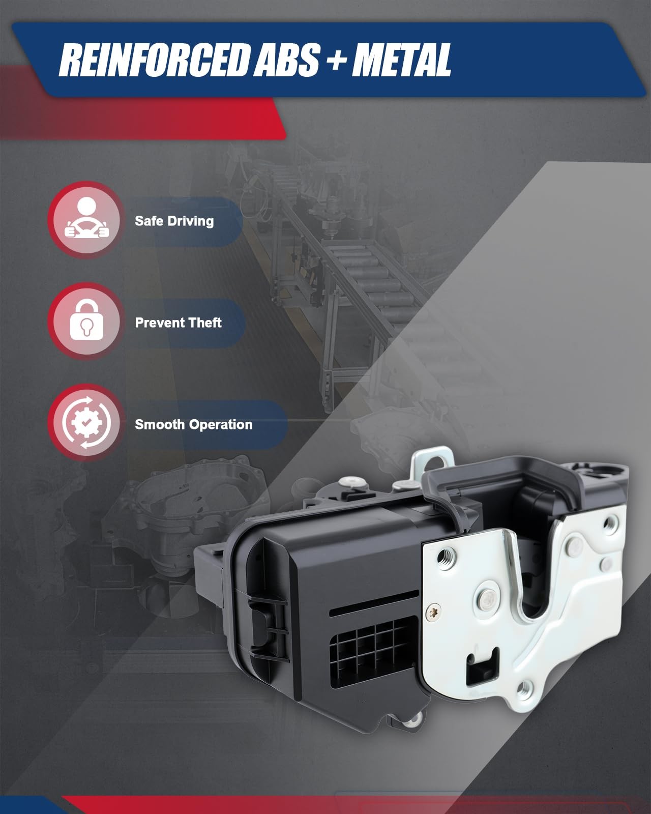 Front Driver Left Side Door Lock Actuator Compatible with Chevy Silverado…