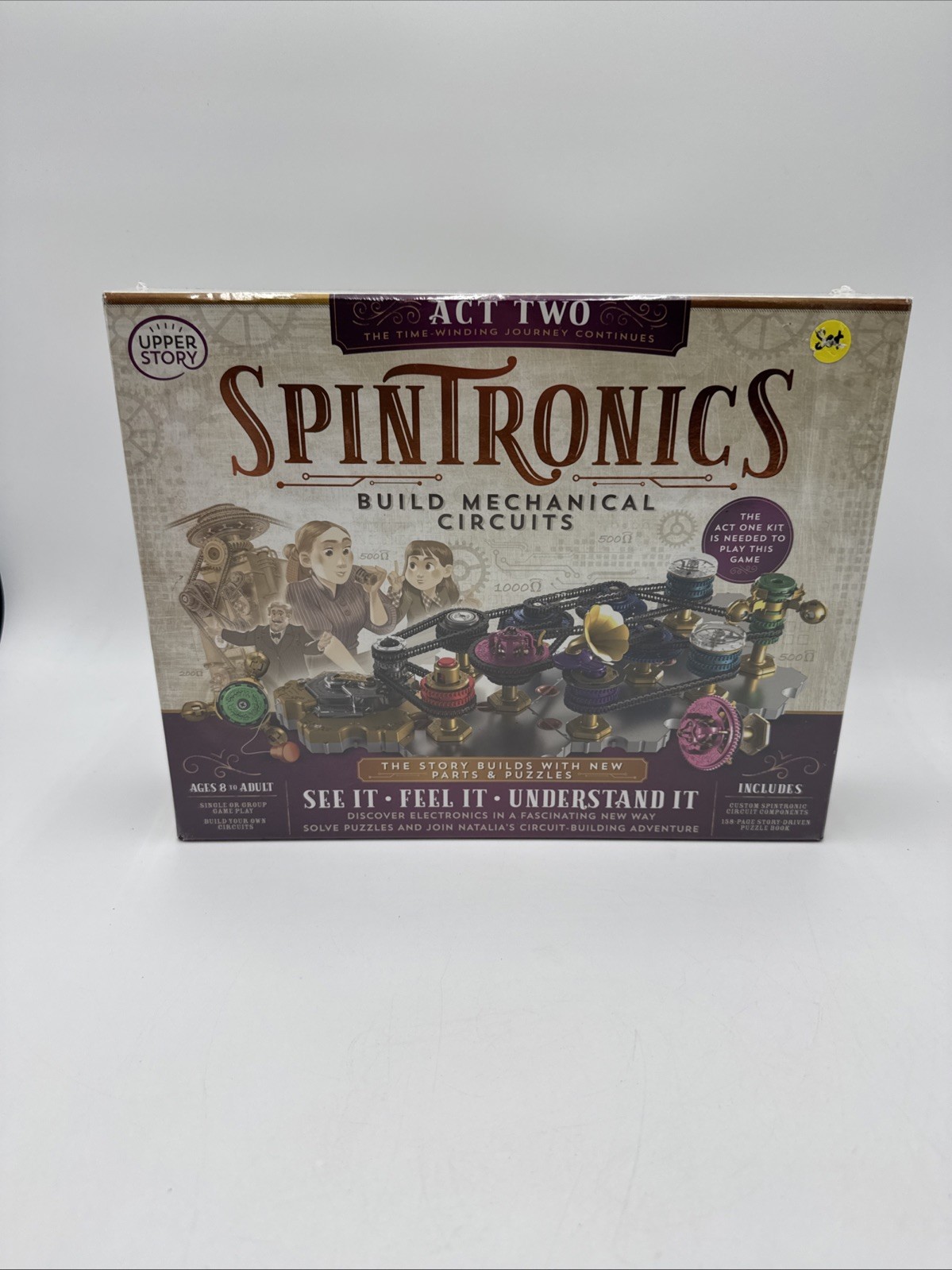 SET OF 2 Spintronics Learning Game: Act Two, & Power Pack. New, Sealed