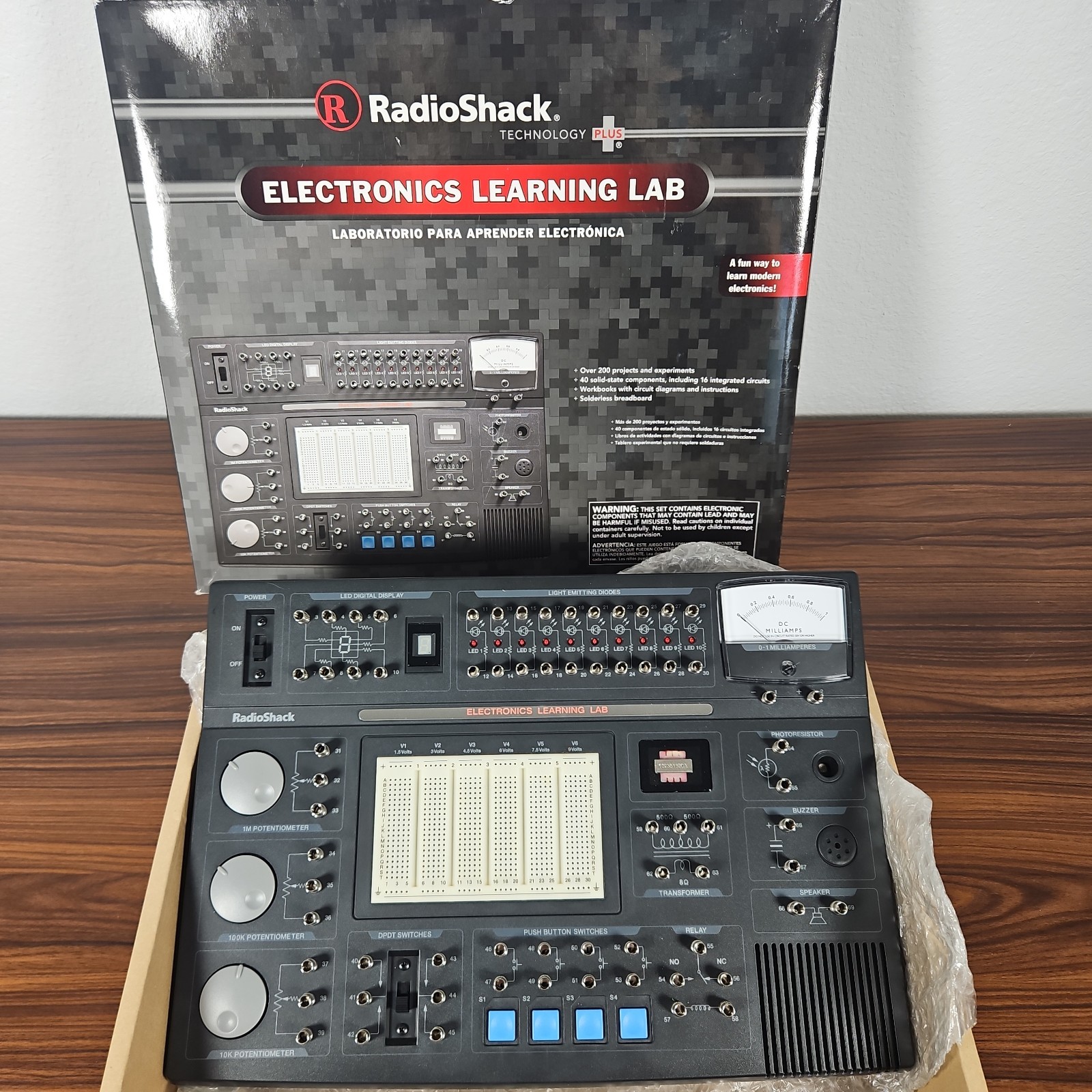 Radio Shack Technology Plus Electronics Learning Lab 28-027 Board Only