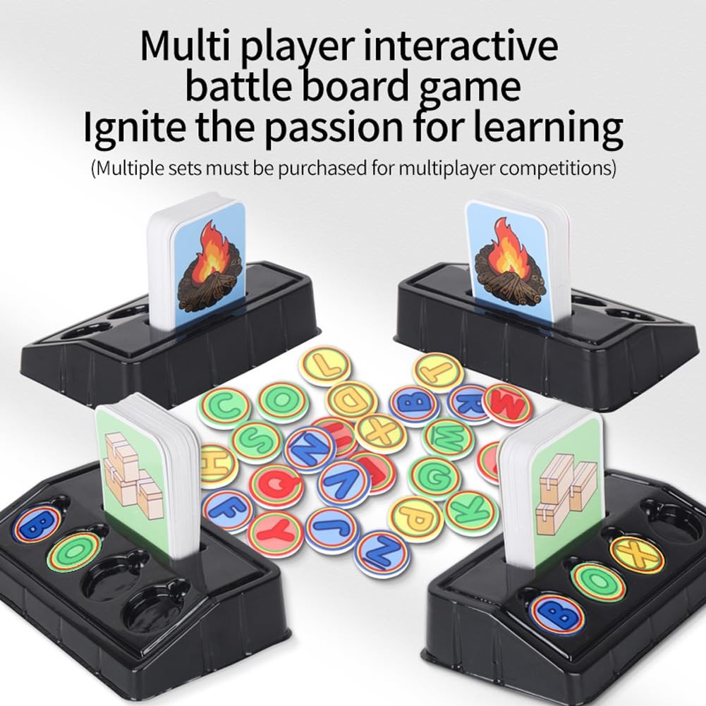 OPTSPTOY Matching Letter Game for Preschooler Age 3+ – 3″ x 5″
