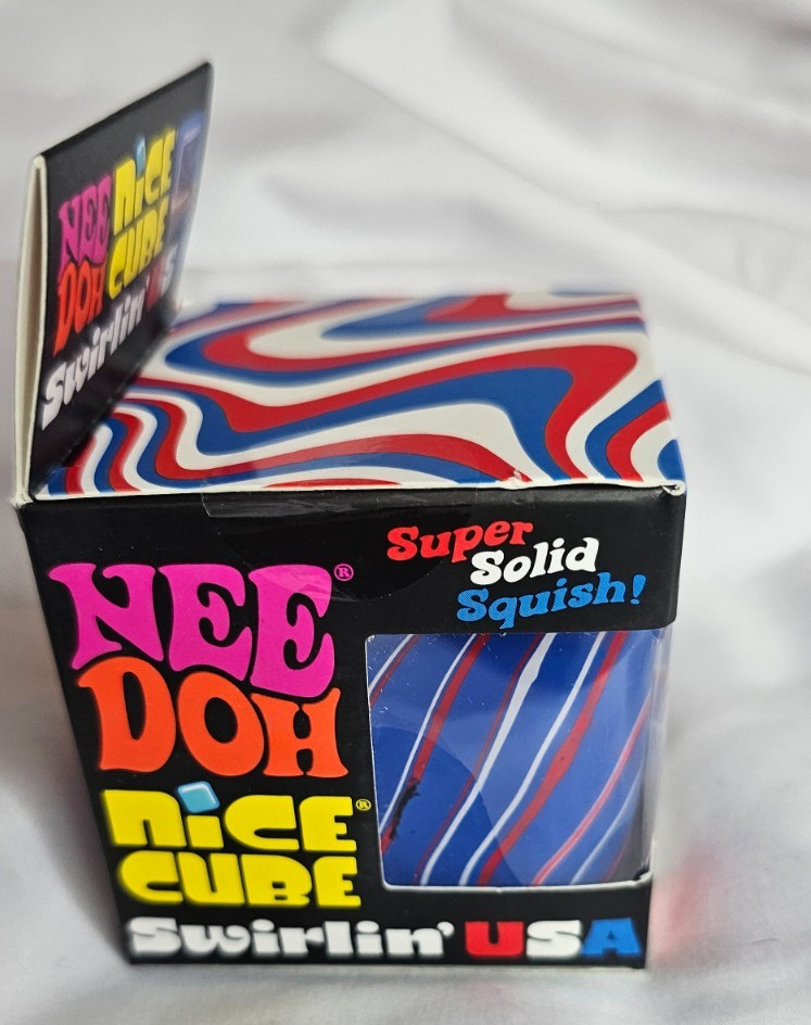 Needoh Nice Cube Swirlin USA Sealed Brand New in Box Nee Doh