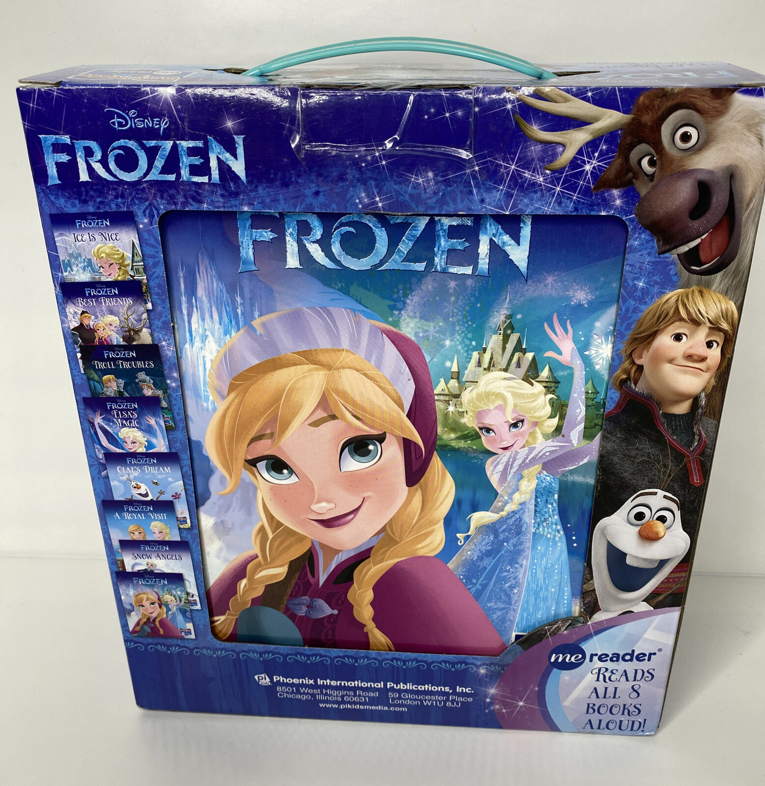Disney – Frozen Me Reader Electronic Reader and 8-Sound Book Library – PI Kids