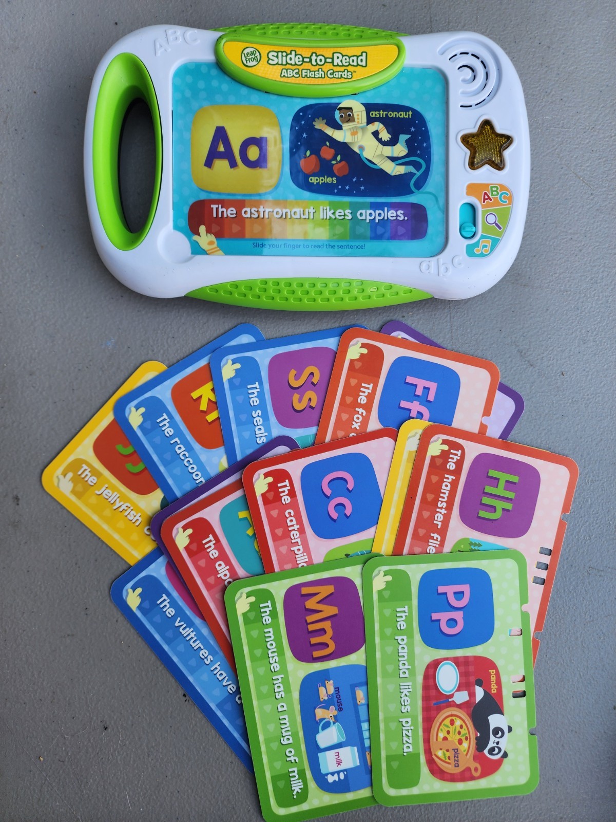 LeapFrog Slide-To-Read ABC Slide it Sound It Leap Frog Learn Reading