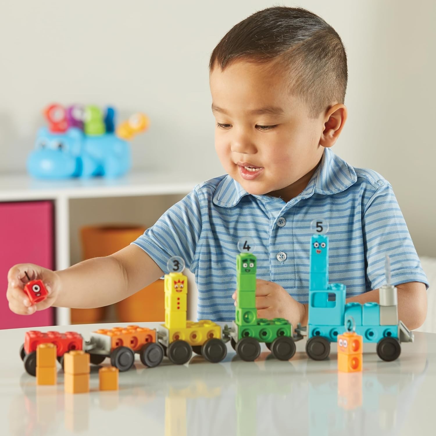 Numberblocks Mathlink Cubes Set Kids Educational Toys Preschool Learning