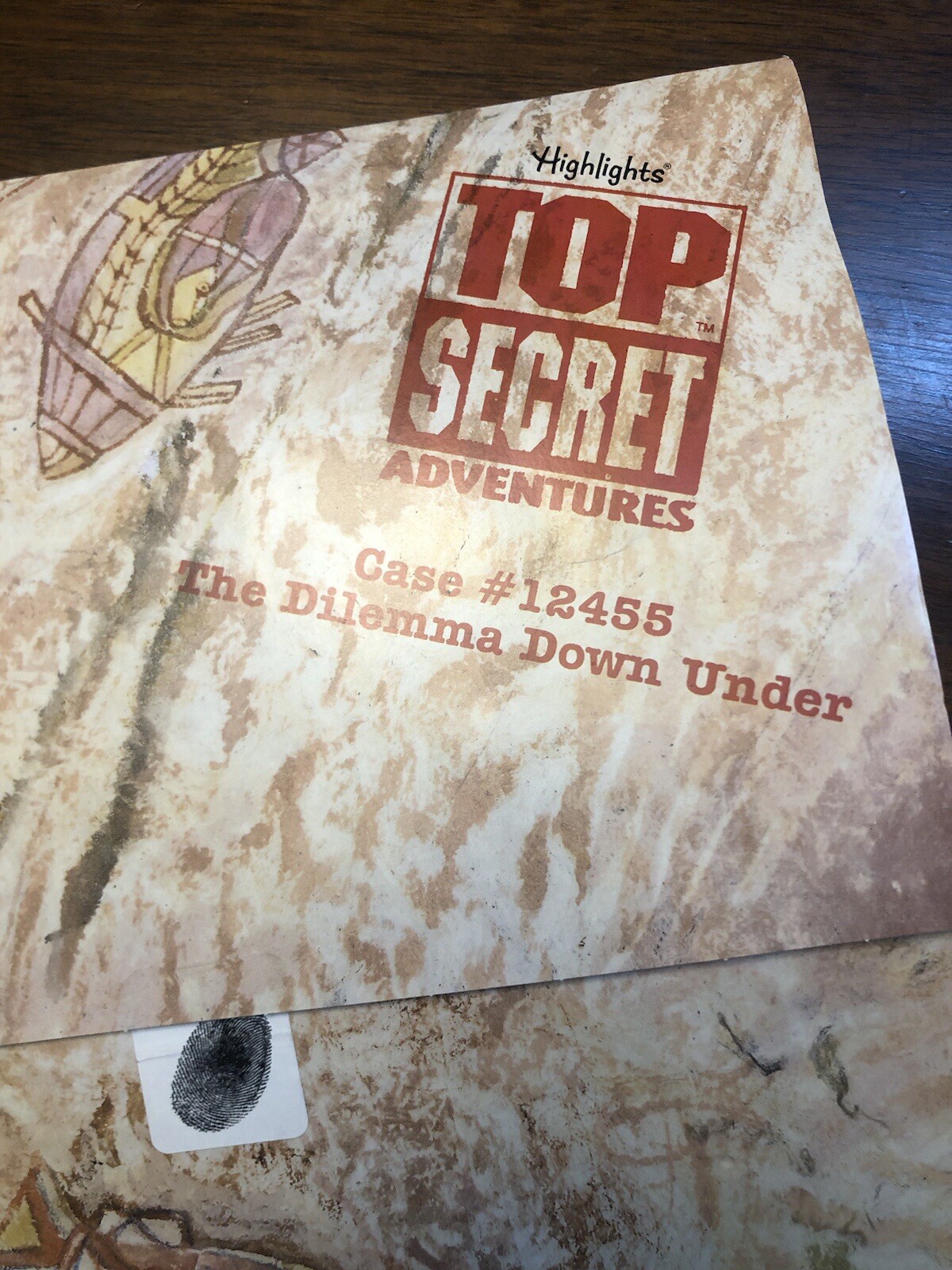 Highlights Australia Top Secret Adventures Case #12455 The Dilemma Down Under