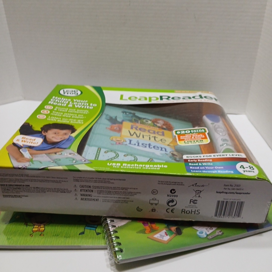 LeapFrog LeapReader Learn-to-Read Ages 4-8 2 Exyra New Sealed Books