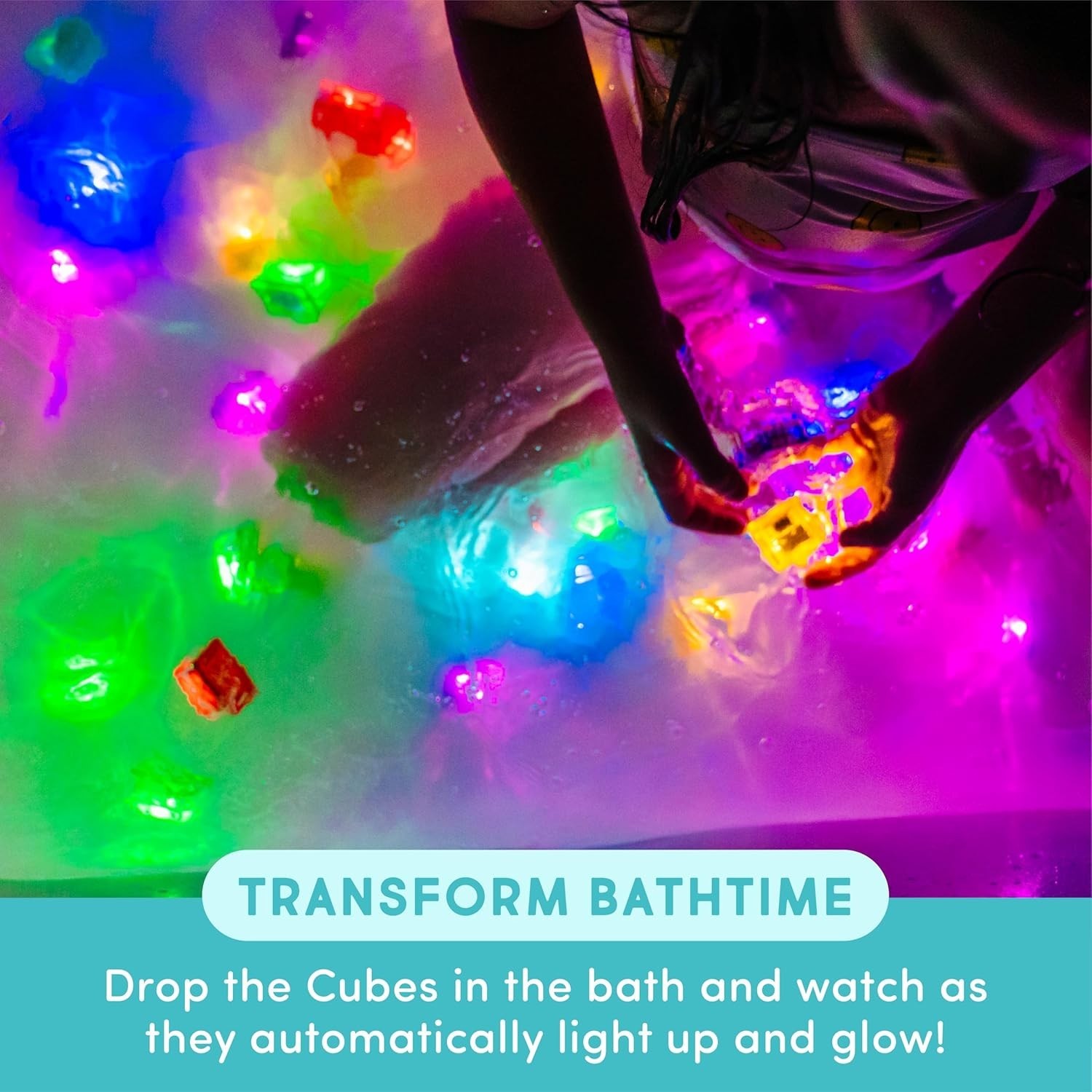 12-Pack Water-Activated Light-Up Cubes – Supports Fine Motor Skills & Learning