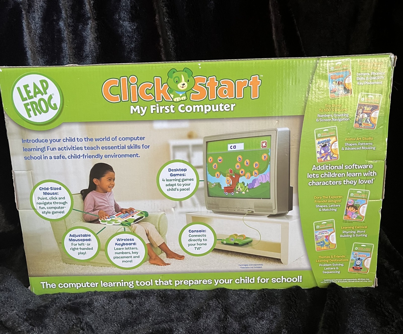 LeapFrog Clickstart My First Computer Wireless Keyboard New Sealed