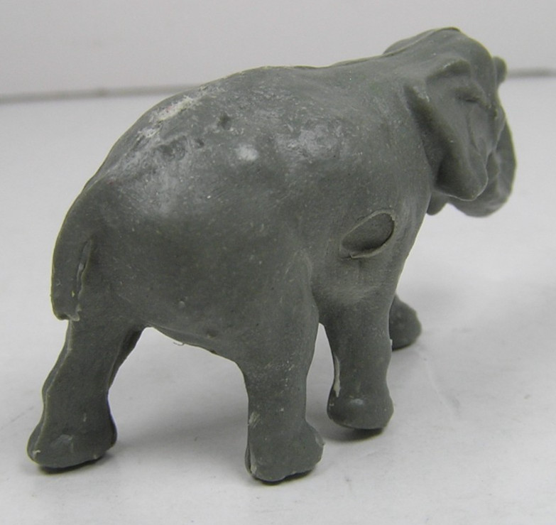 Unbranded Gray Elephant 2″ Long Plastic Animal Toy Figure China