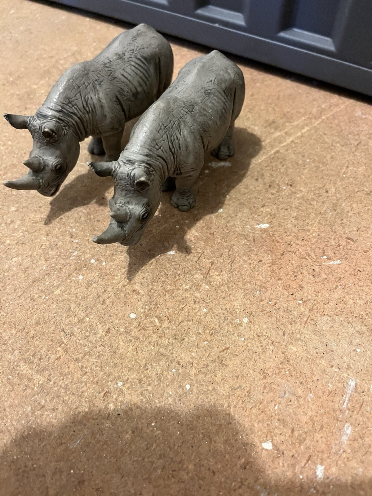 Schleich Rare Find Retired Rhinos Excellent Good Condition Pre Owned See Pics