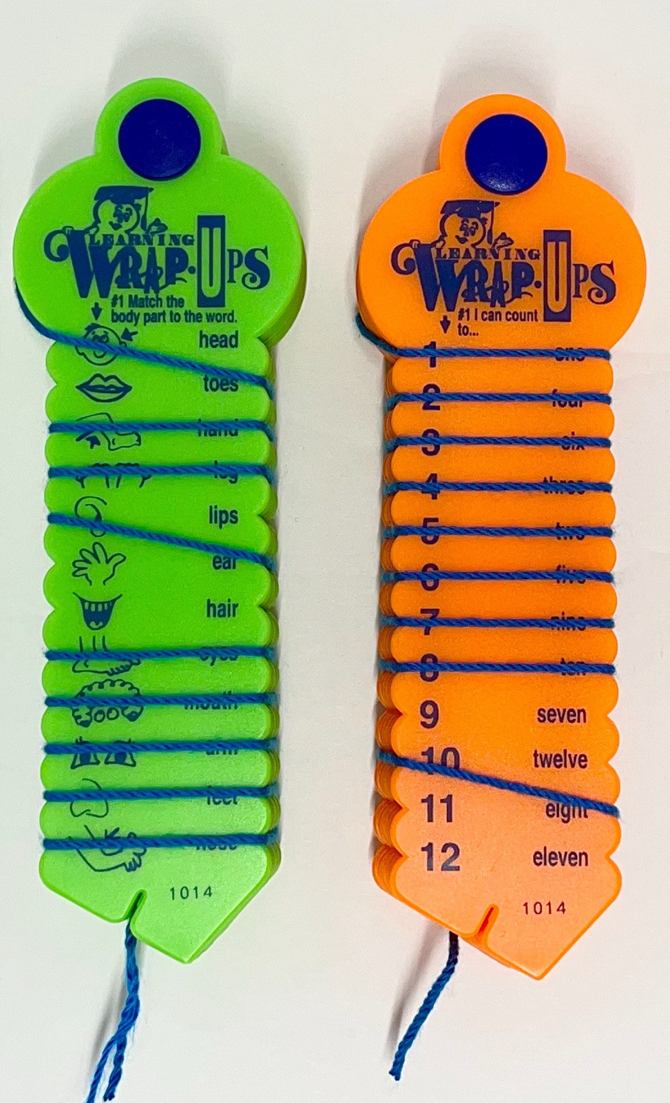 Set of 2 Learning Wrap Ups Keys – Sight Words and Basics Educational Toy