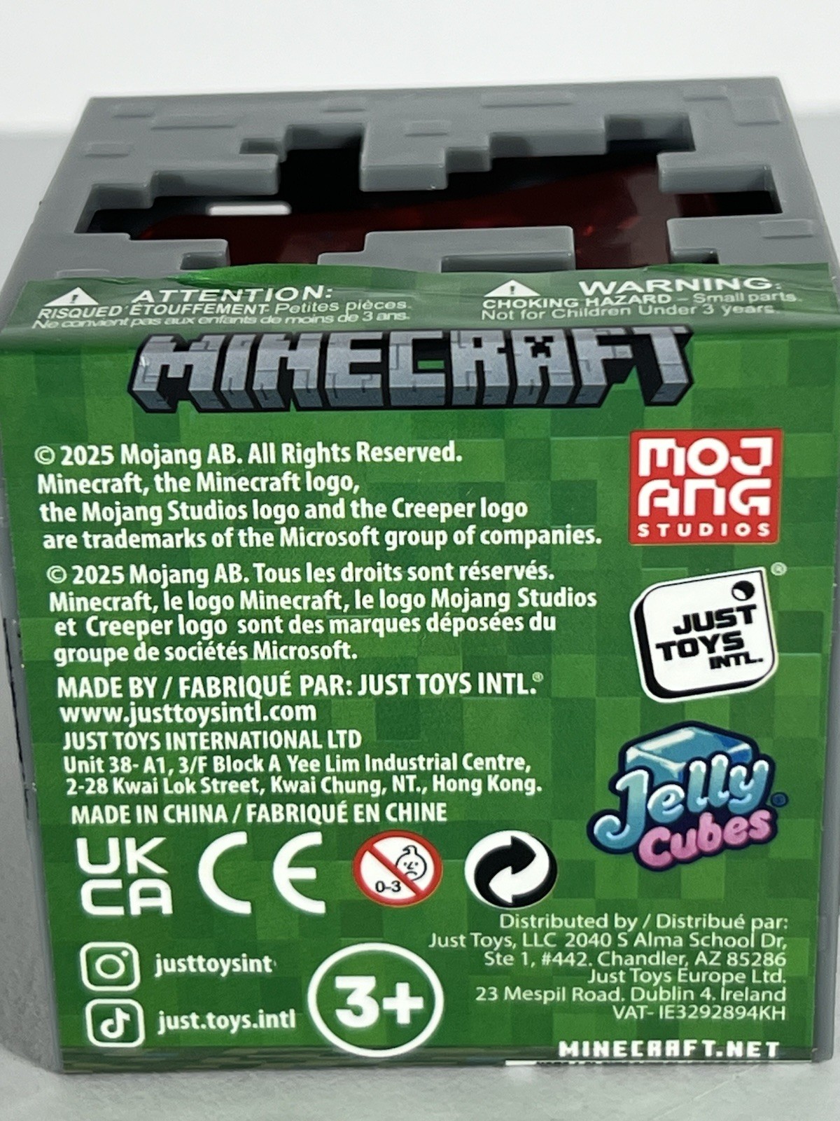 MINECRAFT JELLY CUBES – Viral Squishy IN HAND (RED) New