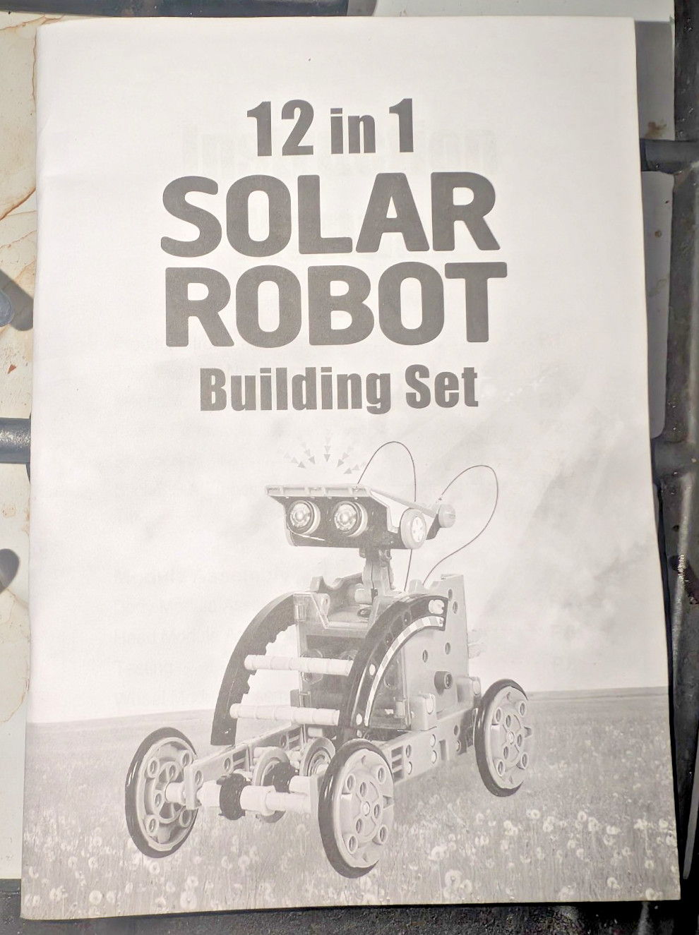 Lucky Doug Solar Robot Educational 12-in 1 Kit STEM Learning Toys Gifts Ages 8+