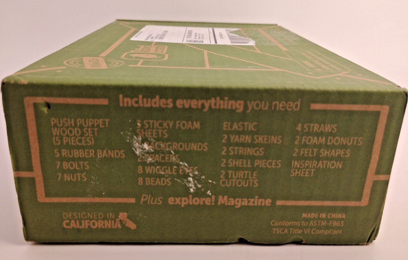 Kiwi Crate Kiwi Co STEM Push-And-Pull Toys Educational Toys Crafts