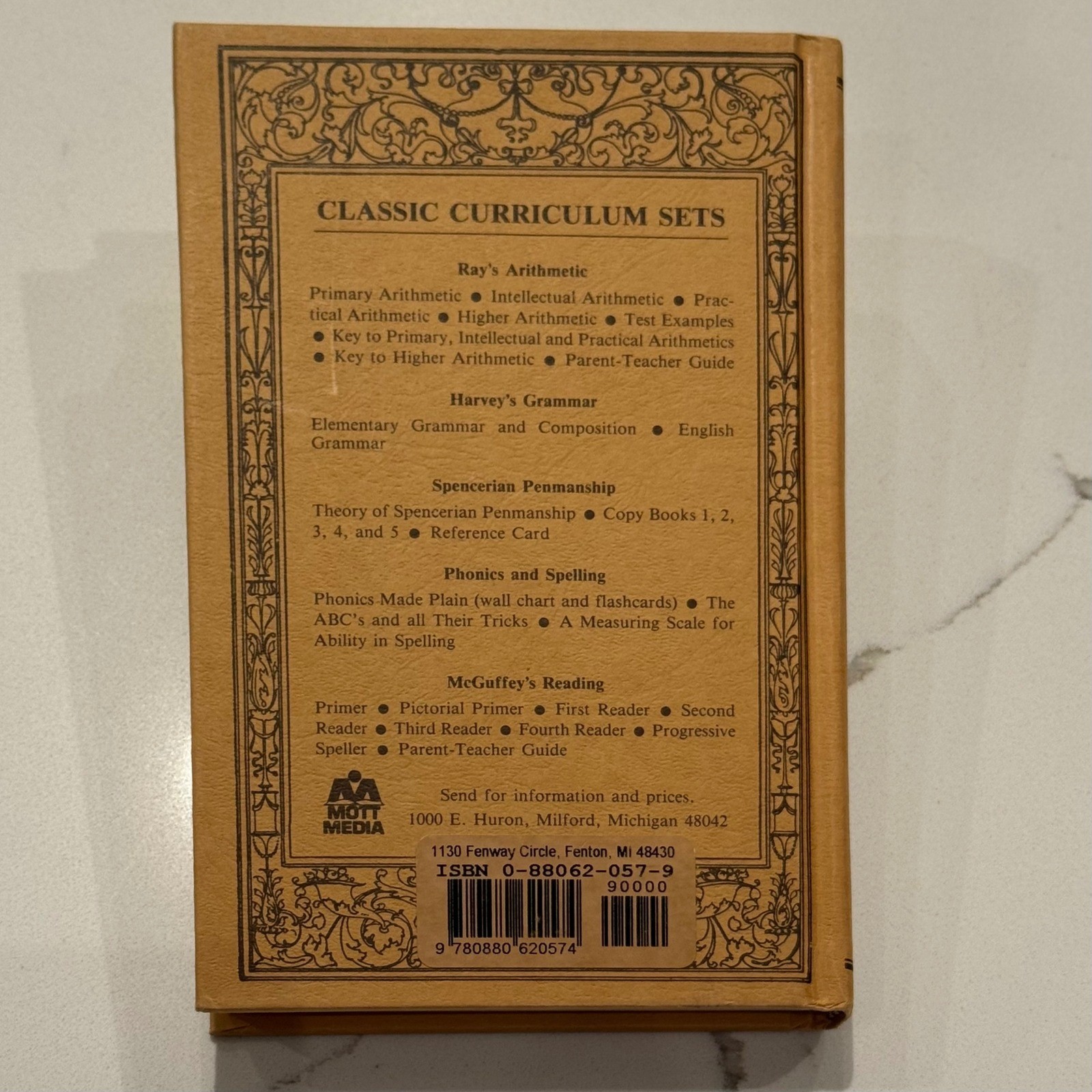 Ray’s New Test Examples in Arithmetic Mott Media Hardcover 1985 Classic Edition