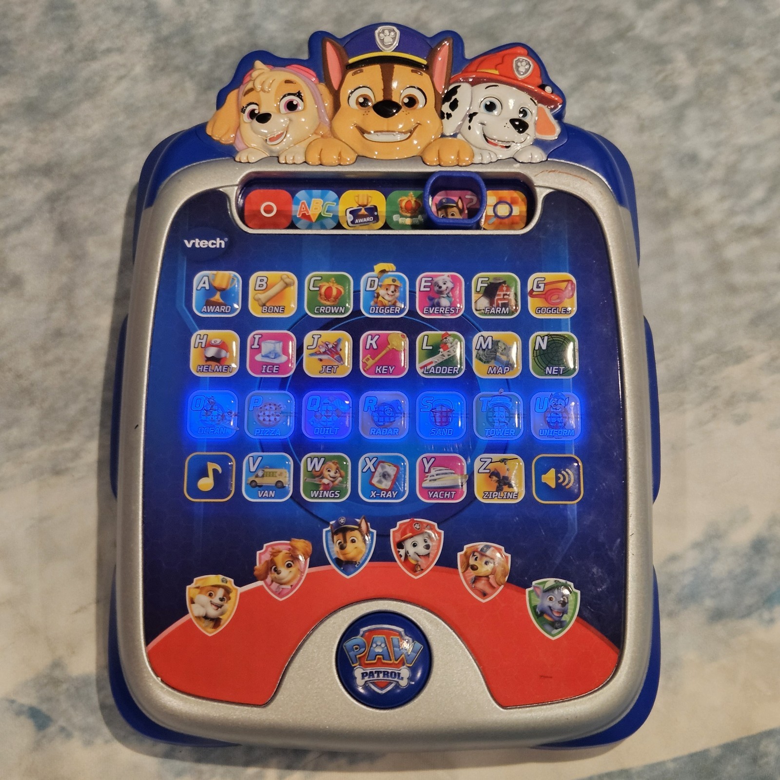 VTech Paw Patrol Learning Tablet Electronic Educational Toy Tested Working Sound