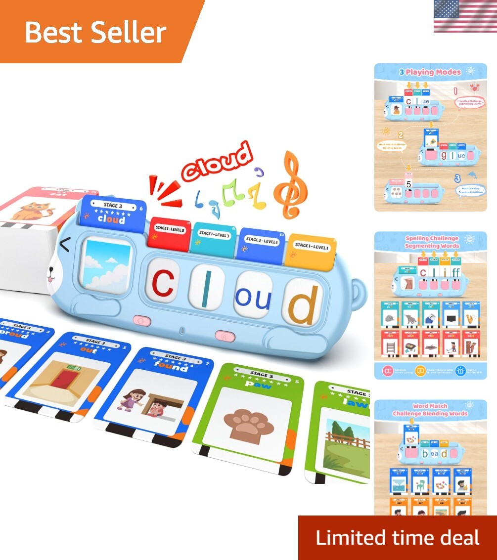 Interactive Phonics Flash Cards for Toddlers – Improve Reading & Math Skills