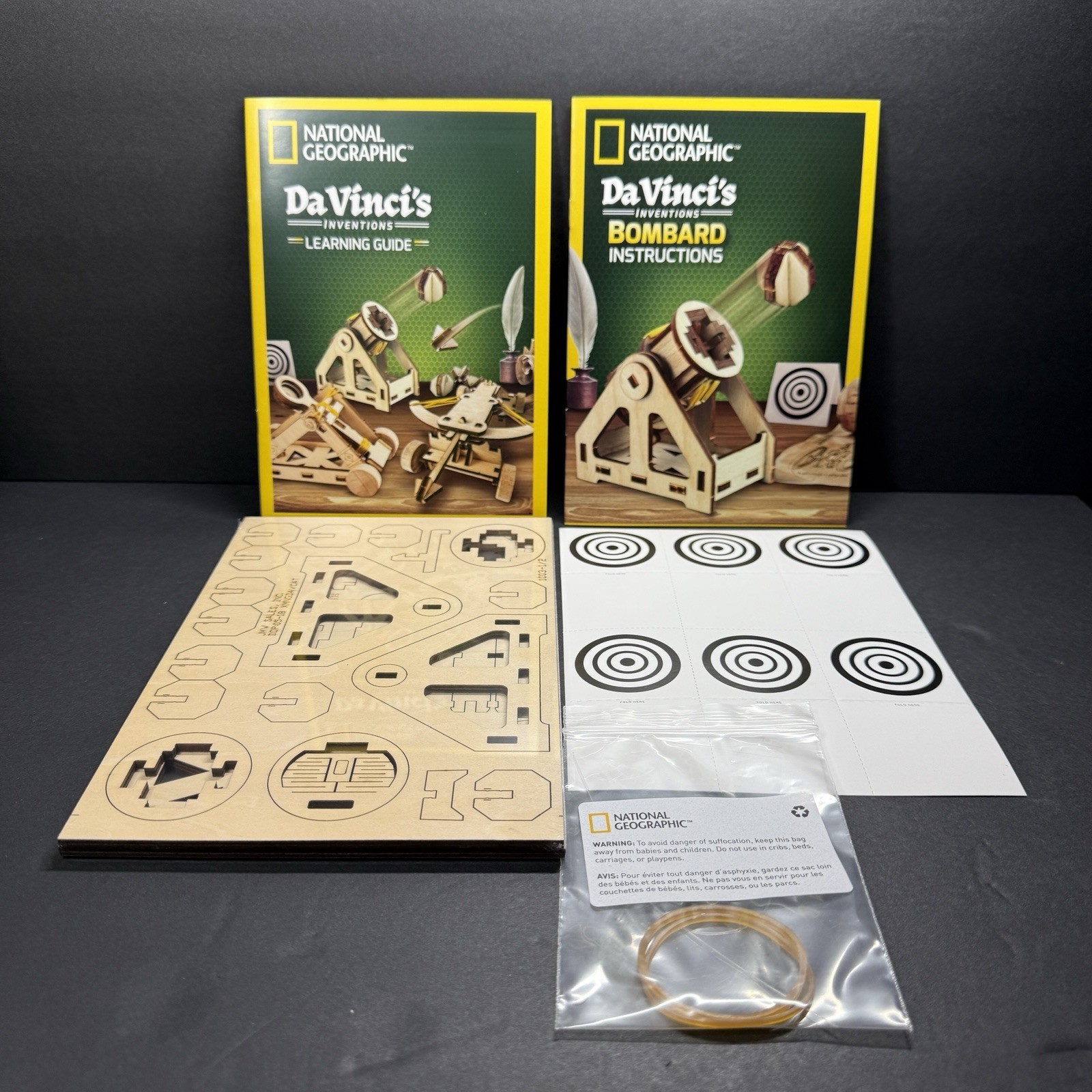 National Geographic Da Vinci’s Bombard Kit Build an Ancient Cannon STEM Complete