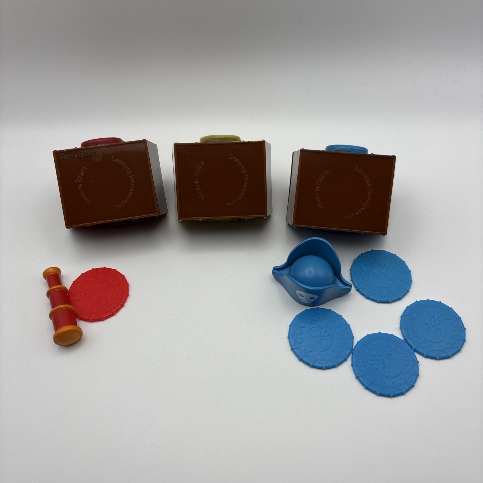 Learning Resources Sorting Pirate Treasure Chest Replacement Add On Chests 1 2 4