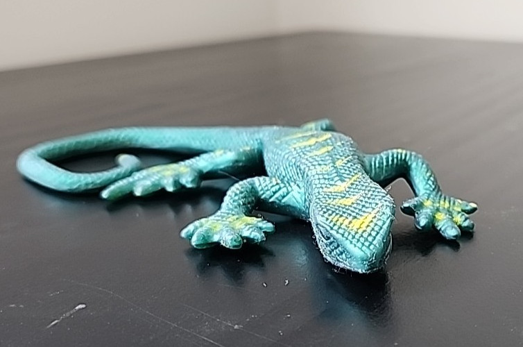 Fake Rubber Lizard Toy Action Figure Simulation Lizard Fidget