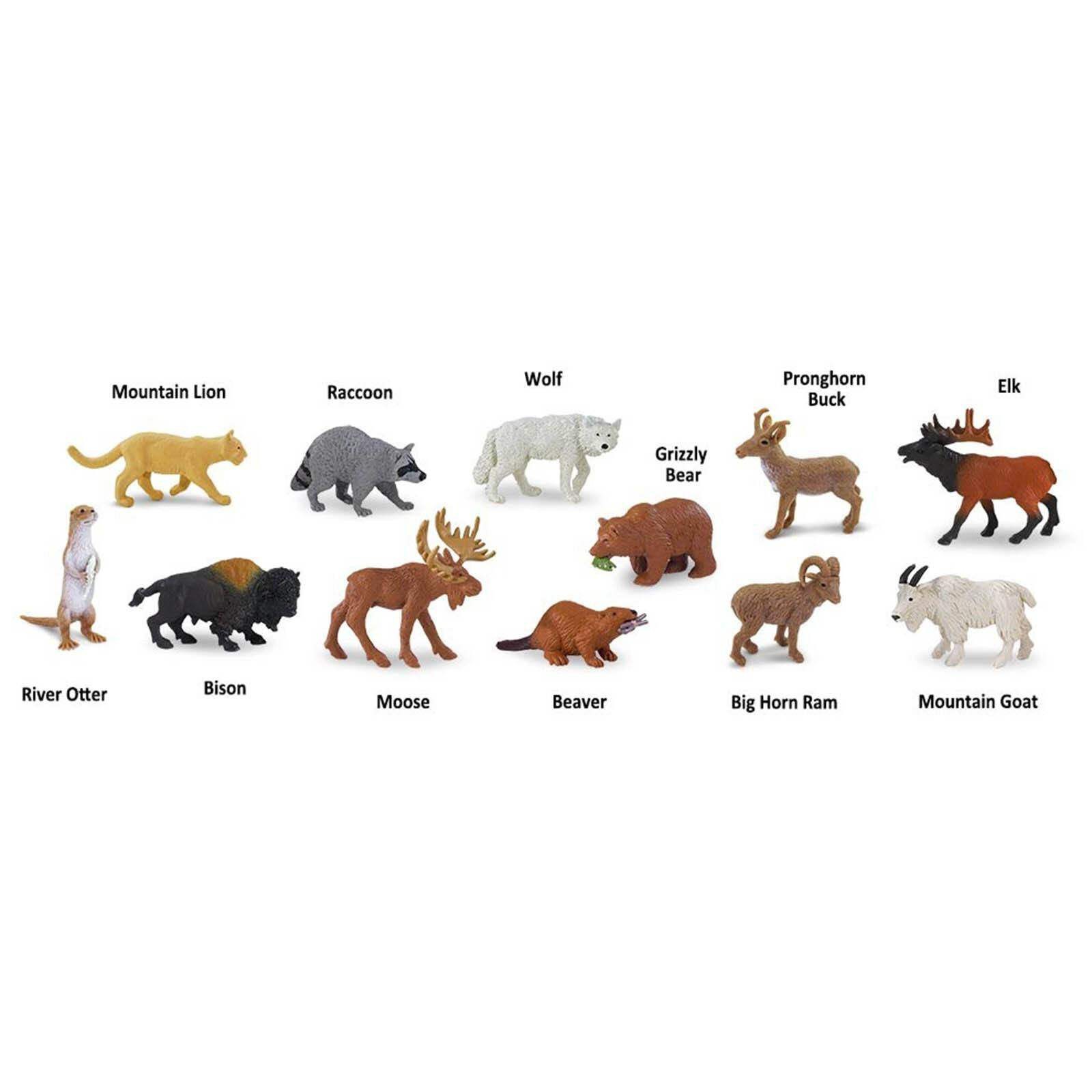 North America Wildlife Toob Mini Figures Safari Ltd NEW IN STOCK