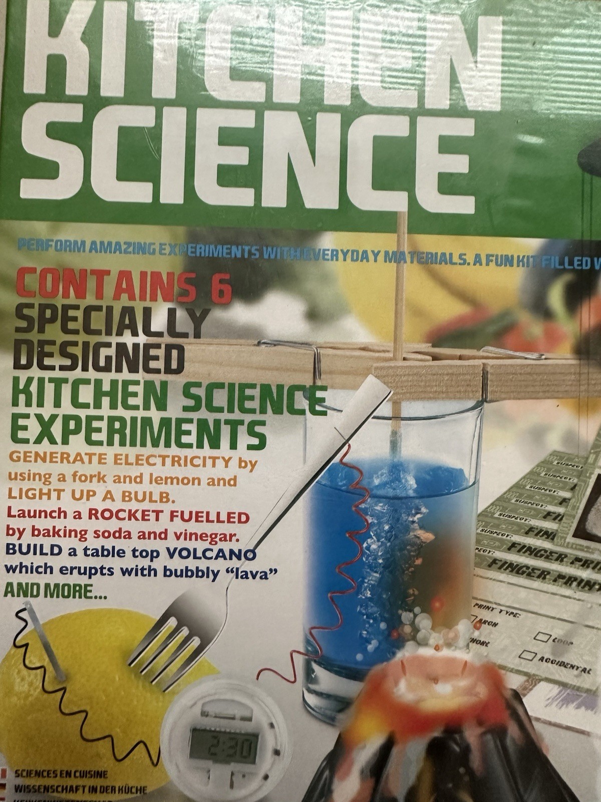 Kitchen Science Experiment Kit For Ages 9+