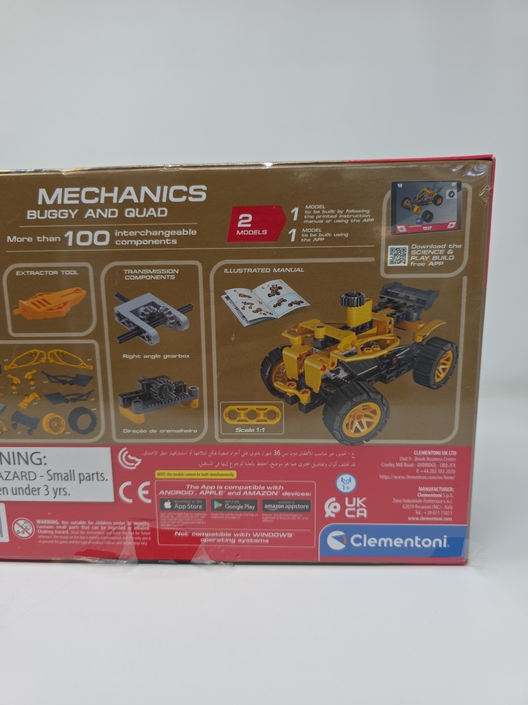 Clementoni Mechanics – Buggy and Quad Scientific Kit- Science & Play NEW