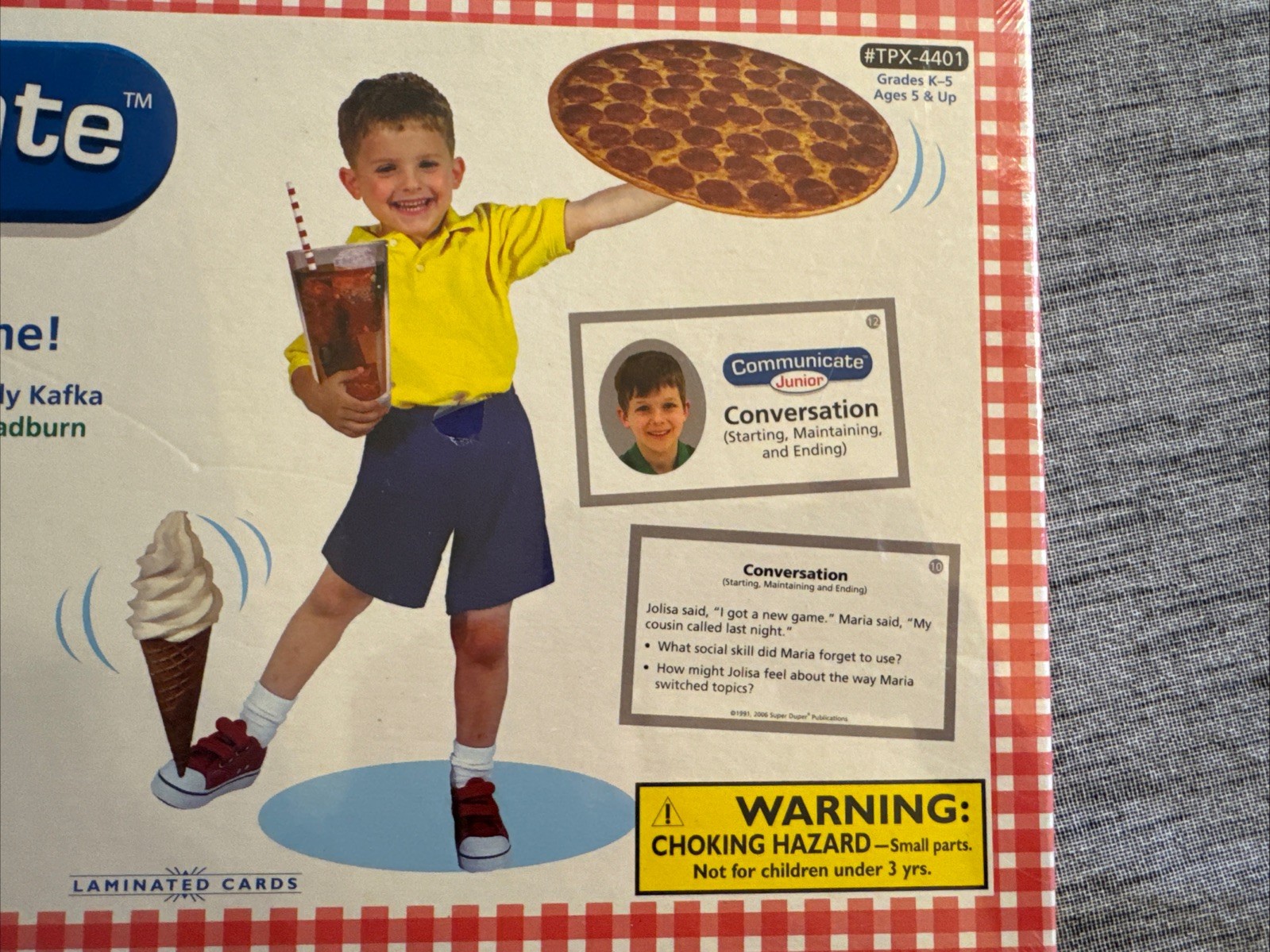 Super Duper Communicate Junior Board Game:Social Skills Pizza Party TPX4401 New