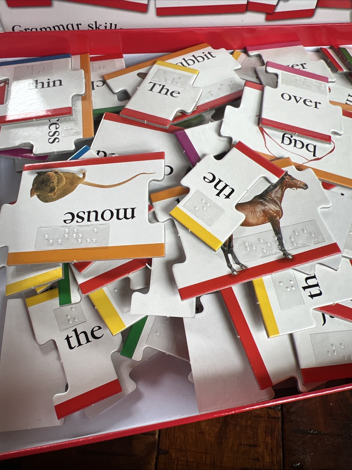 Game Braille Activities Kids DK Games Modified Visually Impaired Silly Sentences