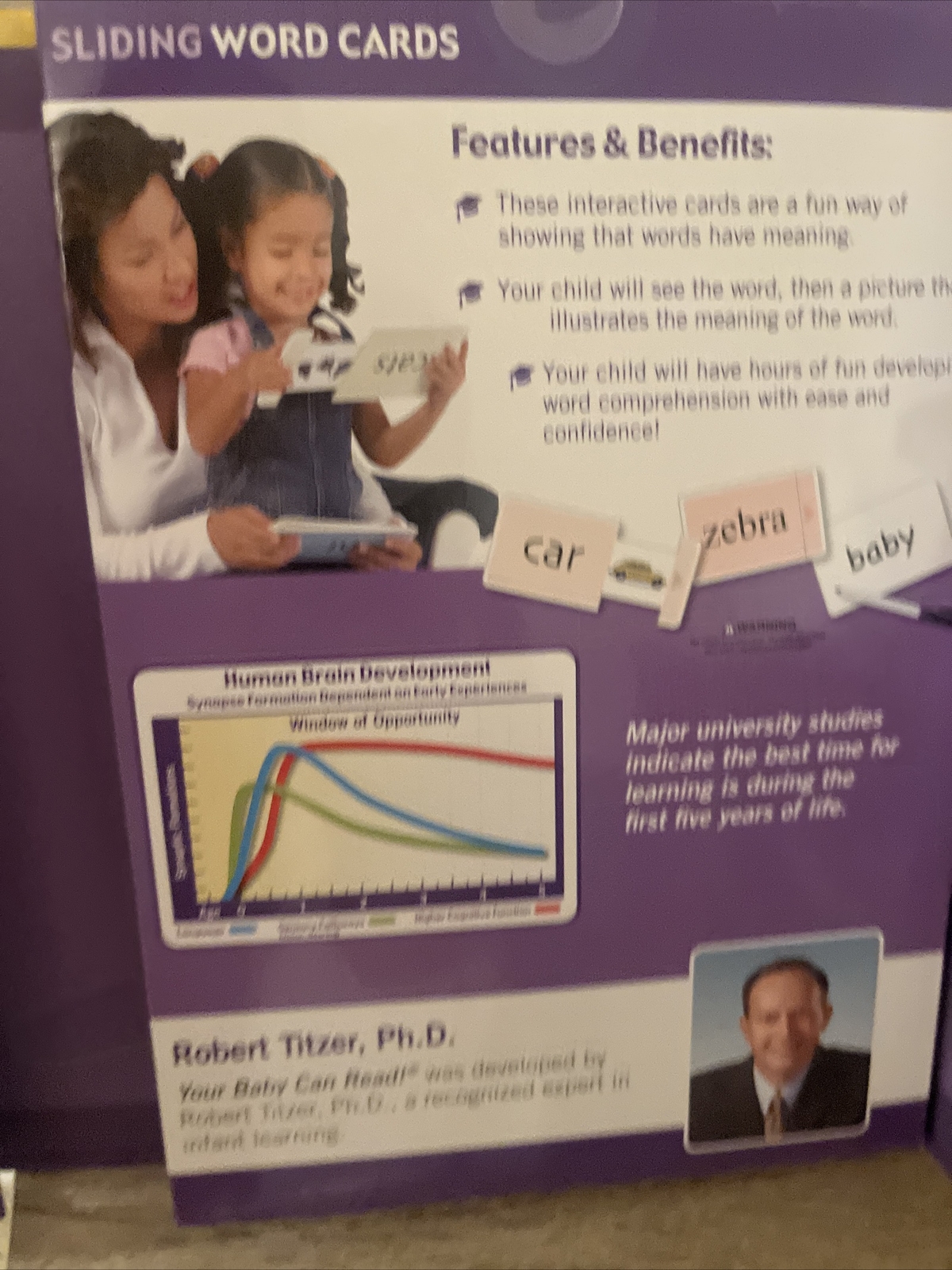As Seen On TV Read! Robert Titzer Volume 5 DVD and Word Card Set. Early reading