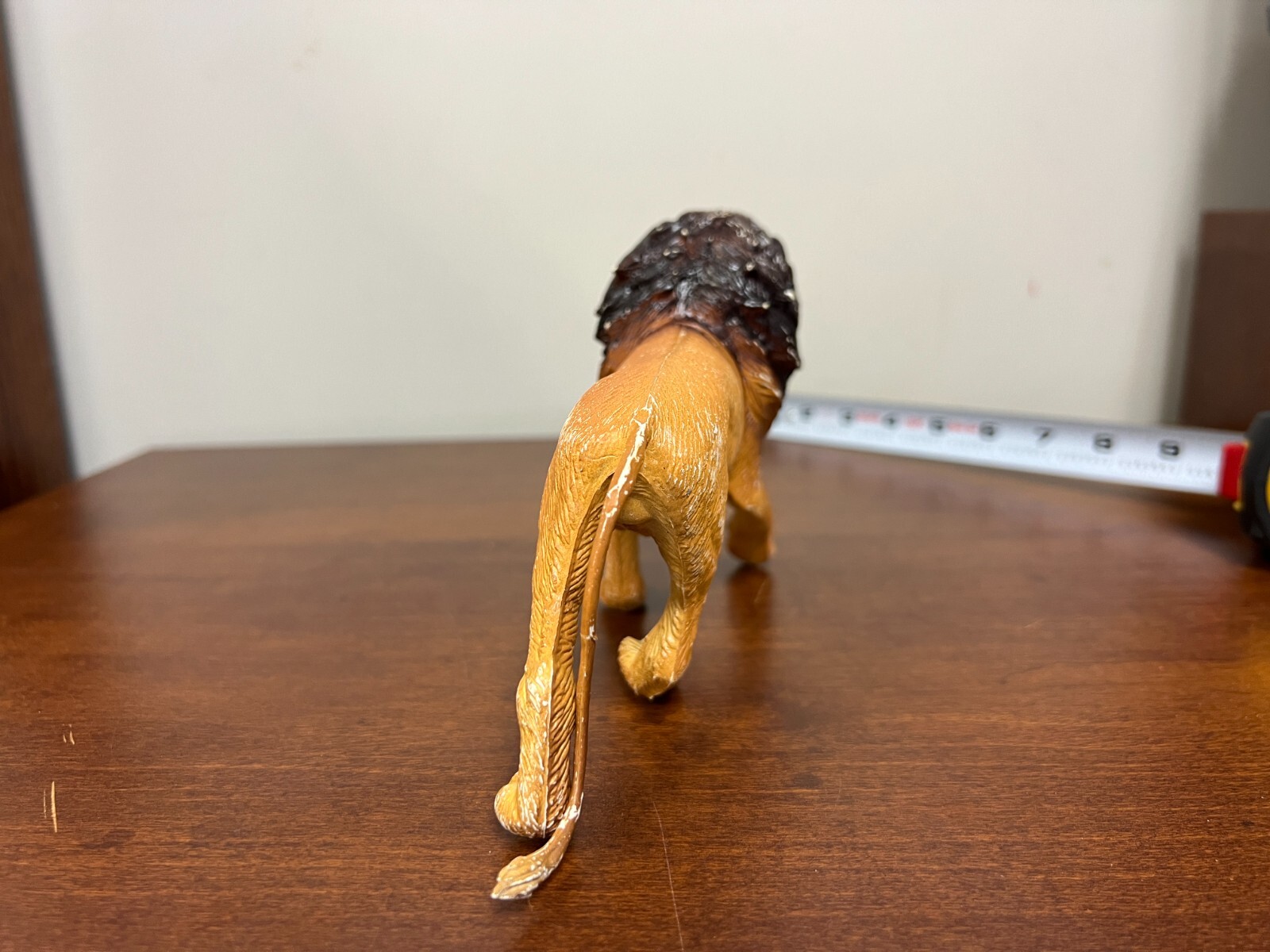 Vintage 1987 Rubber Lion Toy Figure
