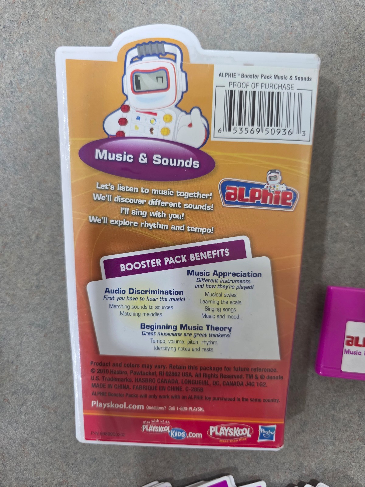 PLAYSKOOL ALPHIE MUSIC & SOUND Cards Booster Pack 300+ Questions Ages 3+ NEW