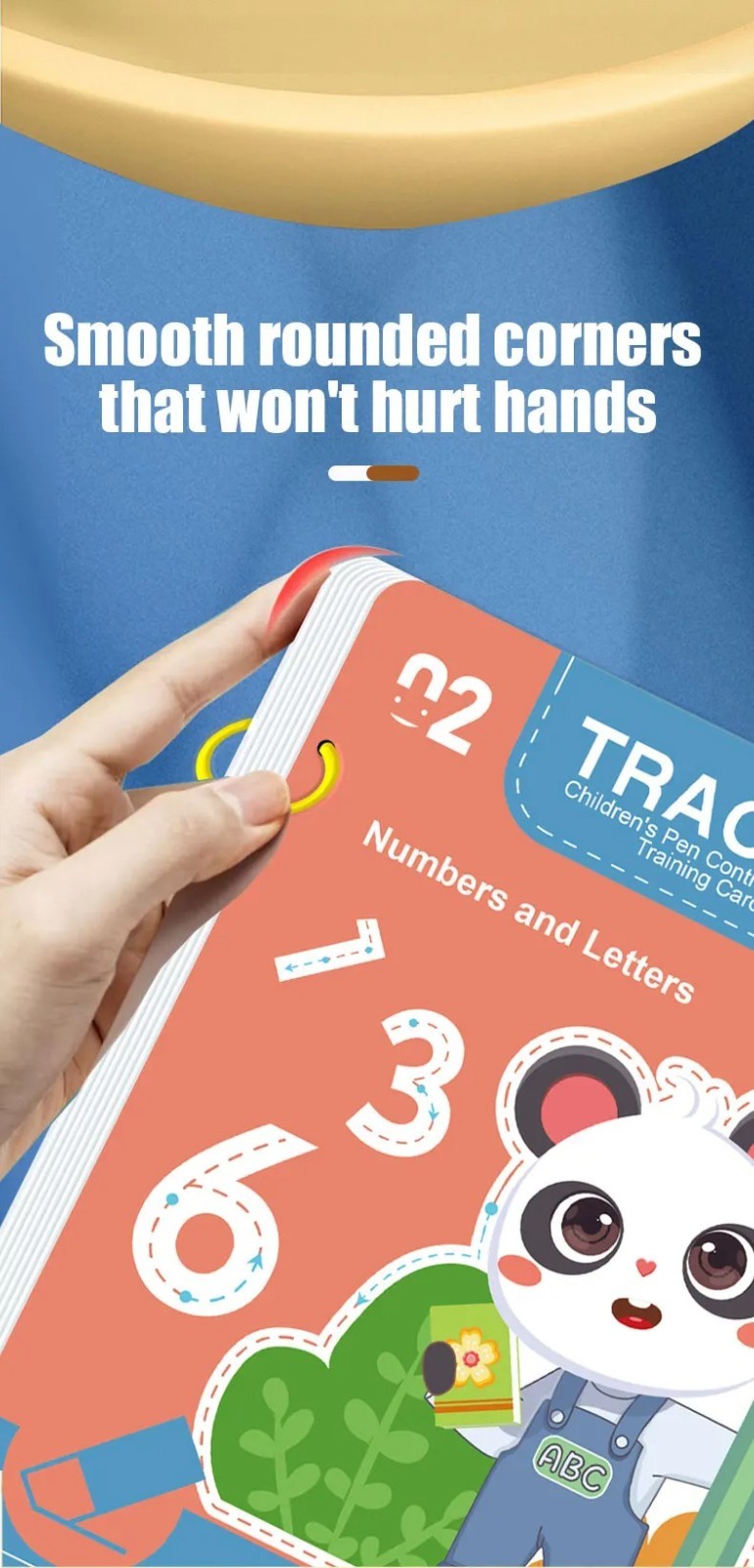 34-Page Children’s Reusable Workbook Set with Erasable Pen – Early Learning of W