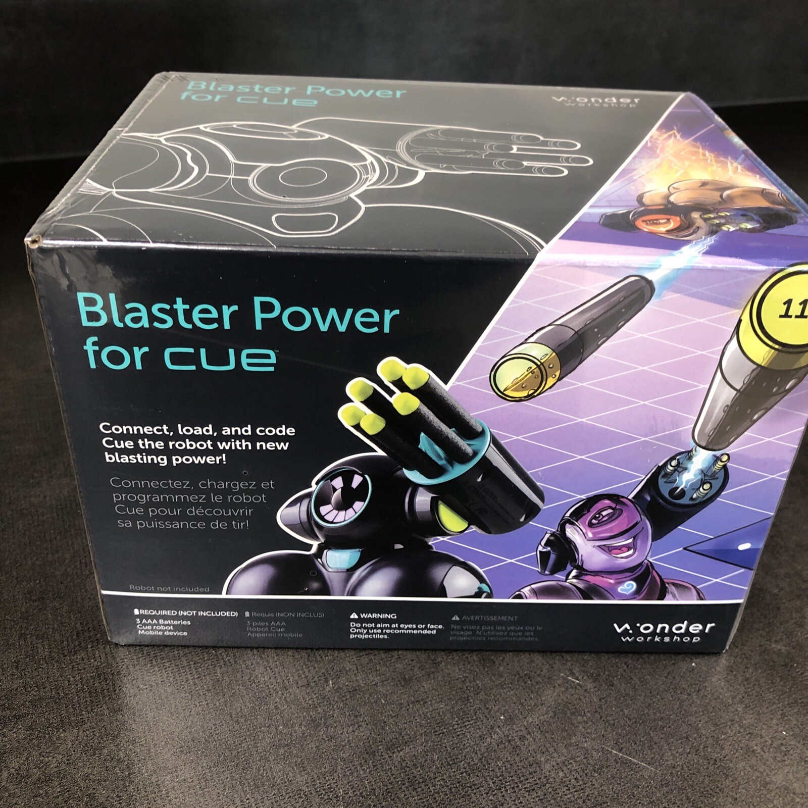 Blaster Accessory For Wonder Workshop CUE Robot New And Sealed