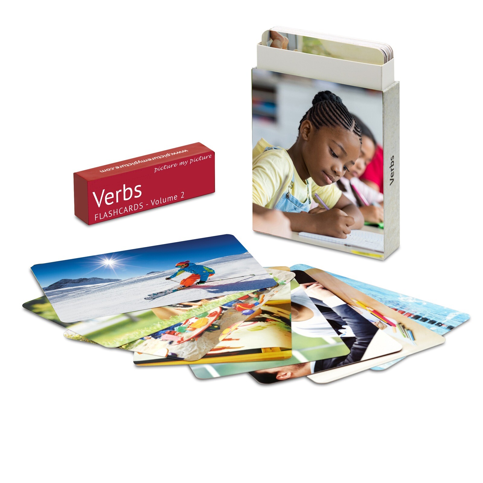 Verbs Flashcards Volume 2: Autism ASD ADHD Dementia Educational Activity